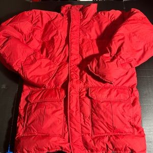 90s CAMP 7 Goose Down Vintage Parka Puffer Jacket Coat Quilted USA Durable MEDUM